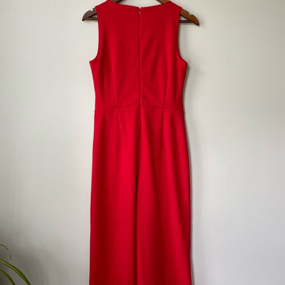 Banana Republic Red V Neck Crop Jumpsuit - Picture 2 of 5